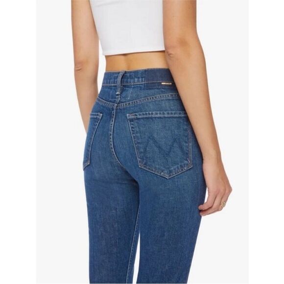 NEW MOTHER The Tomcat Straight leg Jeans ~ in “Cannonball” dark wash - Picture 9 of 14